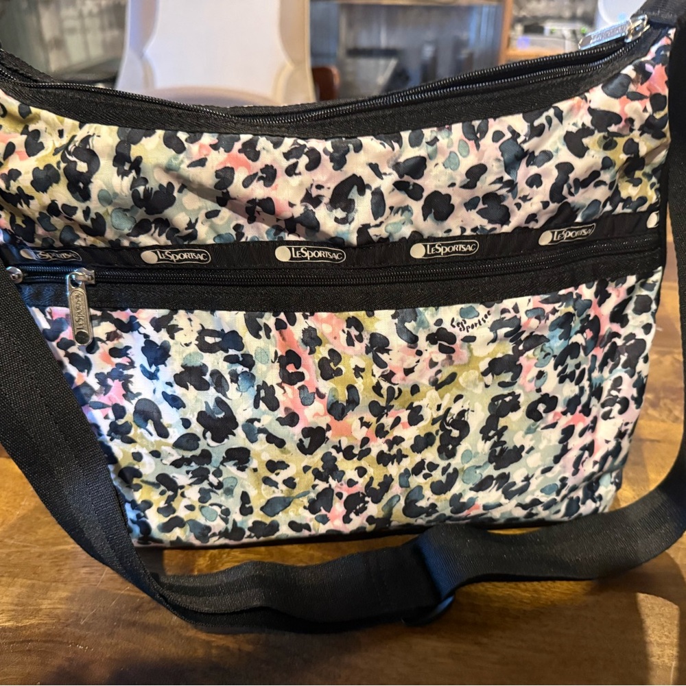 LeSportsac Leopard Print Crossbody Bag